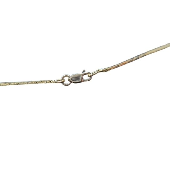 10k Solid Gold Cobra Link Chain Necklace 3.69g - Picture 8 of 16